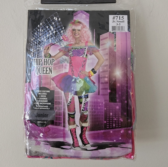 Dreamgirl Retro 80s Halloween Costume S (3 - 5) - Picture 3 of 8